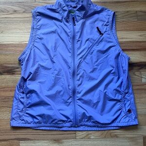 Woolrich Purple Zip-Up Vest Size 2XL
